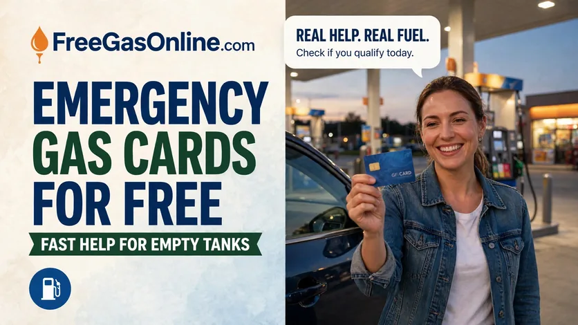 Free Gas Online guide to emergency gas cards and same-day fuel help