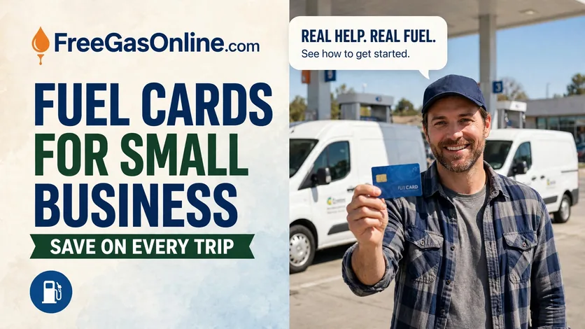 Free Gas Online explainer on fuel cards for small business